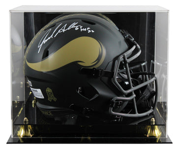 Vikings Jared Allen "HOF 25" Signed STS IV F/S Speed Rep Helmet W/ Case BAS Wit