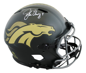 Broncos John Elway Signed STS IV Full Size Speed Proline Helmet BAS Witnessed