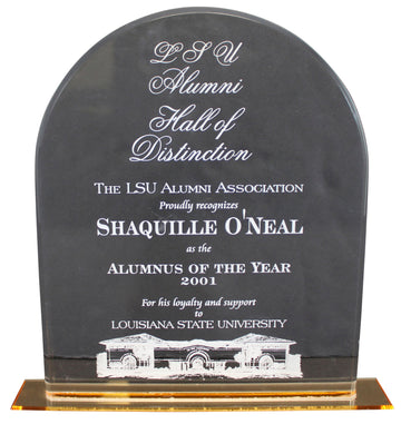 LSU Shaquille O'Neal 12 Inch 2001 LSU Alumnus of the Year Trophy Un-signed