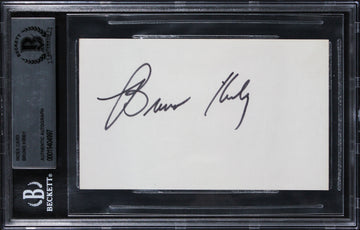 Bruno Kirby City Slickers Authentic Signed 3x5 Index Card BAS Slabbed 2