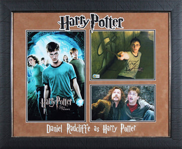 Daniel Radcliffe Harry Potter & Order Of The Phoenix Signed Framed Photo BAS 2