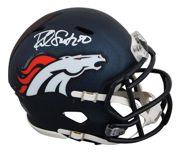 Broncos Rod Smith Authentic Signed Speed Mini Helmet Autographed BAS Witnessed 2