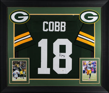 Randall Cobb Authentic Signed Green Pro Style Framed Jersey JSA Witnessed