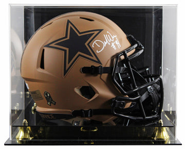 Cowboys DeMarcus Ware Signed STS II Full Size Speed Rep Helmet W/ Case BAS Wit