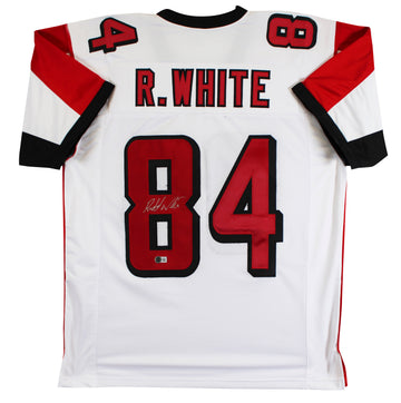 Roddy White Authentic Signed White Pro Style Jersey Autographed BAS Witnessed