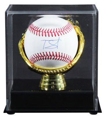 Tigers Tarik Skubal Authentic Signed Baseball W/ Case Autographed MLB & Fanatics