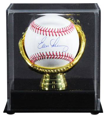 Rays Evan Longoria Authentic Signed Baseball W/ Case Autographed MLB & Fanatics