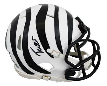 Bengals Tee Higgins Signed 2022 On-Field Alt Speed Mini Helmet BAS Wit #2W479200