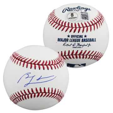 Cubs Ben Zobrist Authentic Signed Robert Manfred OML Baseball Autographed BAS