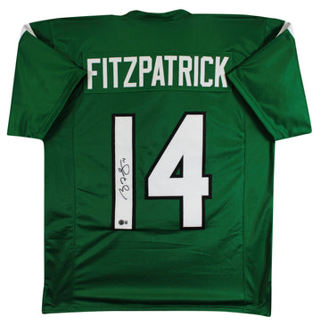 Ryan Fitzpatrick Authentic Signed Green Pro Style Jersey BAS Witnessed
