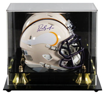 Vikings Randy Moss Authentic Signed Retro Mini Helmet W/ Case BAS Witnessed
