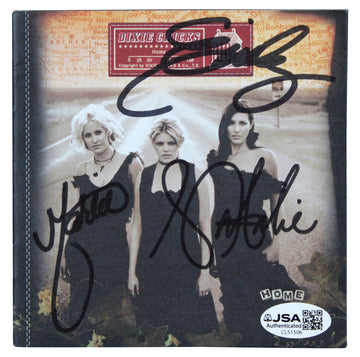 Dixie Chicks (3) Maines, Maguire & Strayer Signed Home CD Booklet JSA #CL51506