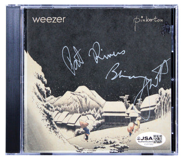 Weezer (4) Cuomo, Bell, Shriner & Wilson Signed Pinkerton CD Insert JSA #CL51502