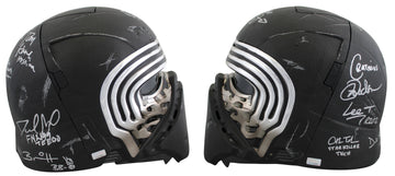 Star Wars (13) Driver, Herring, Towersey, Rose  Signed Kylo Ren FS Helmet BAS