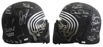 Star Wars (19) Driver, Ridley, Daniels, Mayhew, Signed Kylo Ren FS Helmet BAS