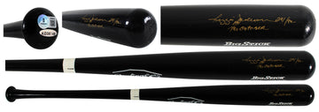 Reggie Jackson "Mr. October" Signed Rawlings Player Model LE #29/92 Bat UDA BAS