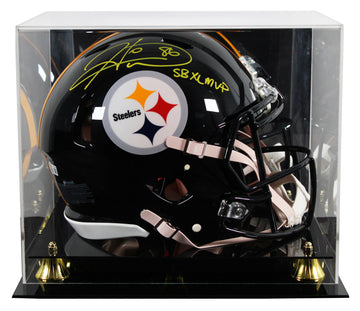 Steelers Hines Ward "SB XL MVP" Signed F/S Speed Proline Helmet W/ Case BAS Wit