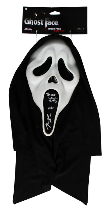 Matthew Lillard & Skeet Ulrich Scream Signed Ghostface Mask BAS Witnessed