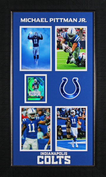 Michael Pittman Jr. Signed & Framed 2020 Panini Gold Std #119 #72/100 RC Card