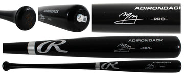 Padres Manny Machado Authentic Signed Black Rawlings Adirondack Baseball Bat BAS