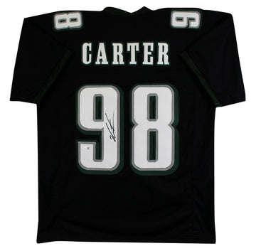Jalen Carter Authentic Signed Black Pro Style Jersey Autographed JSA Witnessed