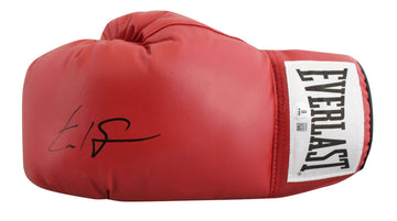 Errol Spence Jr. Authentic Signed Red Left Hand Everlast  Boxing Glove BAS Wit
