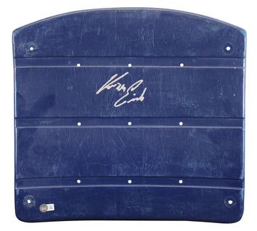 North Texas Kevin Adkisson Kevin Von Erich Signed Texas Stadium Seatback BAS Wit