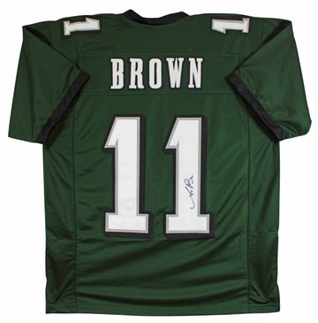 A.J. Brown Authentic Signed Green Pro Style Jersey Autographed JSA