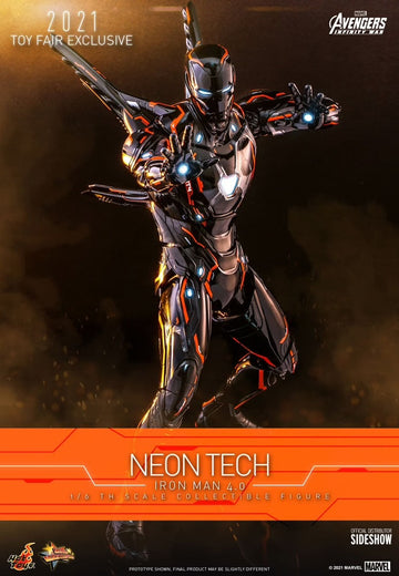 Iron Man Neon Tech 4.0 - MMS597 - Movie Masterpiece Series Diecast - Avengers: Infinity War - Toy Fair Exclusive