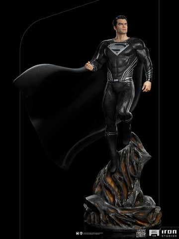Iron Studios Zack Snyder's Justice League Legacy Replica Superman (Black Suit) 1/4 Scale Limited Edition Statue