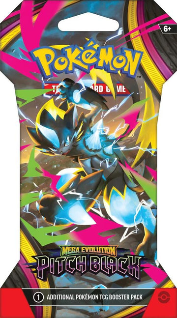 Pokemon: Mega Evolution: Pitch Black: (Me05) Sleeved Booster Pack (Presale - Expected release date July 17th, 2026)