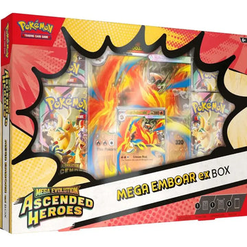 Pokémon TCG: Ascended Heroes — Mega Emboar ex Box