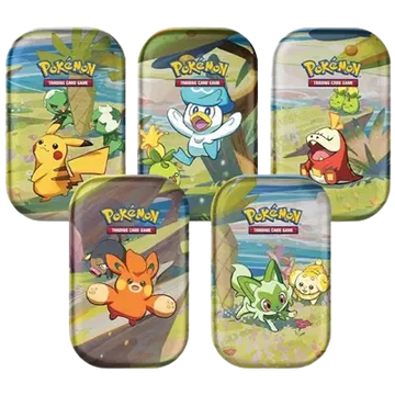 Pokémon TCG: Paldea Friends Mini Tin - Complete Set of 5