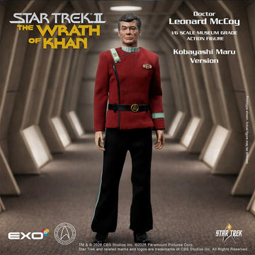 PRE-ORDER: Exo-6 Star Trek II: The Wrath of Khan: Dr. Leonard "Bones" McCoy (Kobayashi Maru Version) Collector Edition 1:6 Scale Articulated Figure