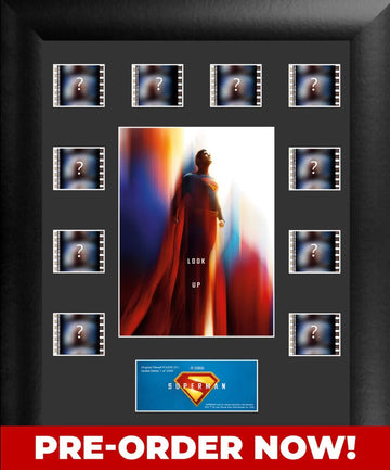 Filmcells Superman 2025 (Look Up) Mini Montage Framed Presentation USFC6590