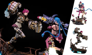 PRE-ORDER: PureArts League of Legends Jinx & Vi Collectible Set