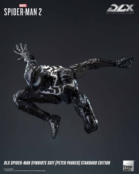 PRE-ORDER: Threezero Marvel's Spider-Man 2 DLX Spider-Man Symbiote Suit (Peter Parker) Action Figure