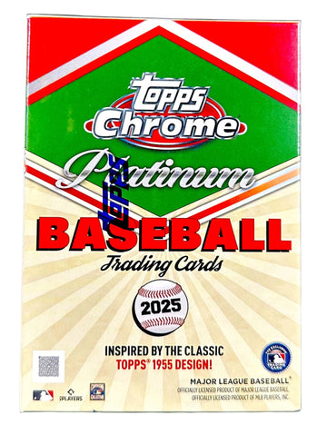 2025 Topps Chrome Platinum '55 Baseball Blaster Box