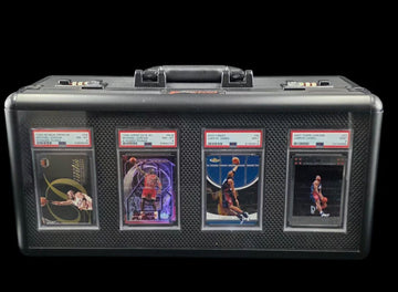 GOATcase APEX Series 4-Row Graded Card Storage Case with Transparent PSA Slab Display