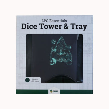 LPG Essentials Dice Tower and Mat Scarlet / Copper