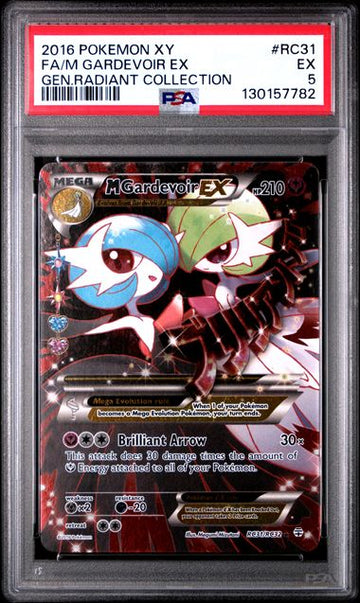 2016 POKEMON XY GENERATIONS RADIANT COLLECTION FA/M GARDEVOIR EX GEN.RADIANT COLLECTION #RC31 PSA 5