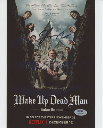 Rian Johnson Knives Out Authentic Signed 8x10 Photo PSA/DNA #AQ16746