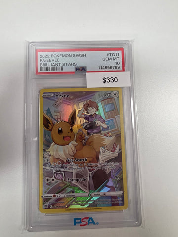 Pokemon Eevee TG11/TG30 PSA 10