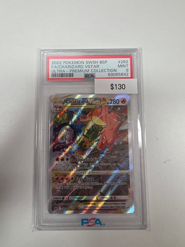 Pokemon Charizard Vstar swsh 262 PSA 9