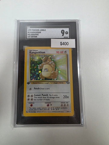 Pokemon Kangaskhan 1st Ed 5/64 SGC 9