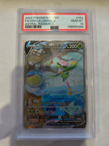 Pokemon: PSA 10 Full Art Hisuian Lilligant V