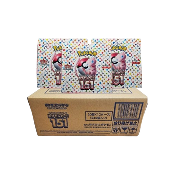 Sealed Case Japanese 151 Booster Box