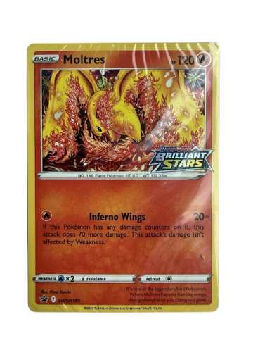 Moltres Brilliant Stars Stamped - SEALED
