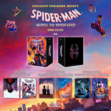 Manta Lab [ME#72] Spider-Man: Across the Spider-Verse Steelbook (One Click) - Set of 3