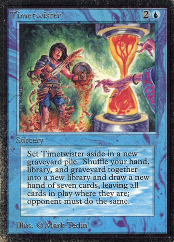 MTG Timetwister (LEA-084)  - Limited Edition Alpha Photos for Condition